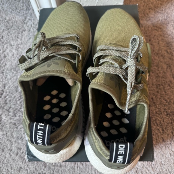 Adidas nmd r1 boost trace cargo olive green sz 8 - Picture 7 of 8